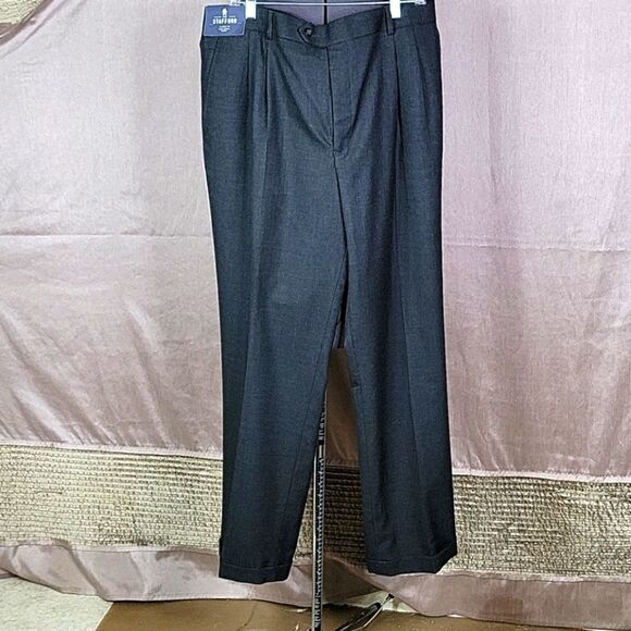 Stafford Other - STAFFORD‎ CLASSIC FIT Pleated Travel Trouse…